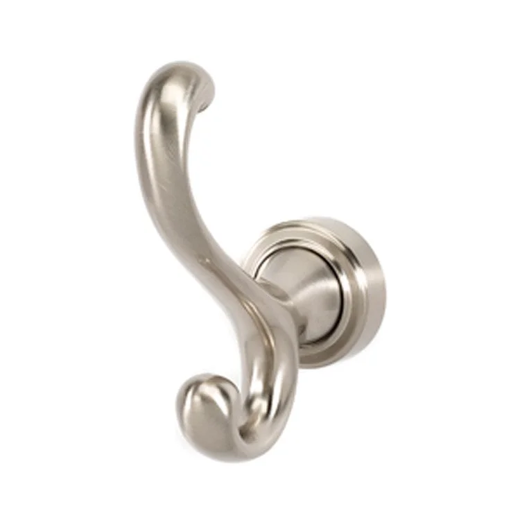 Robe Hook Infinity Bath Universal Satin Nickel 4-1/16 Inch 3-3/16 Inch Wall Mount Brass