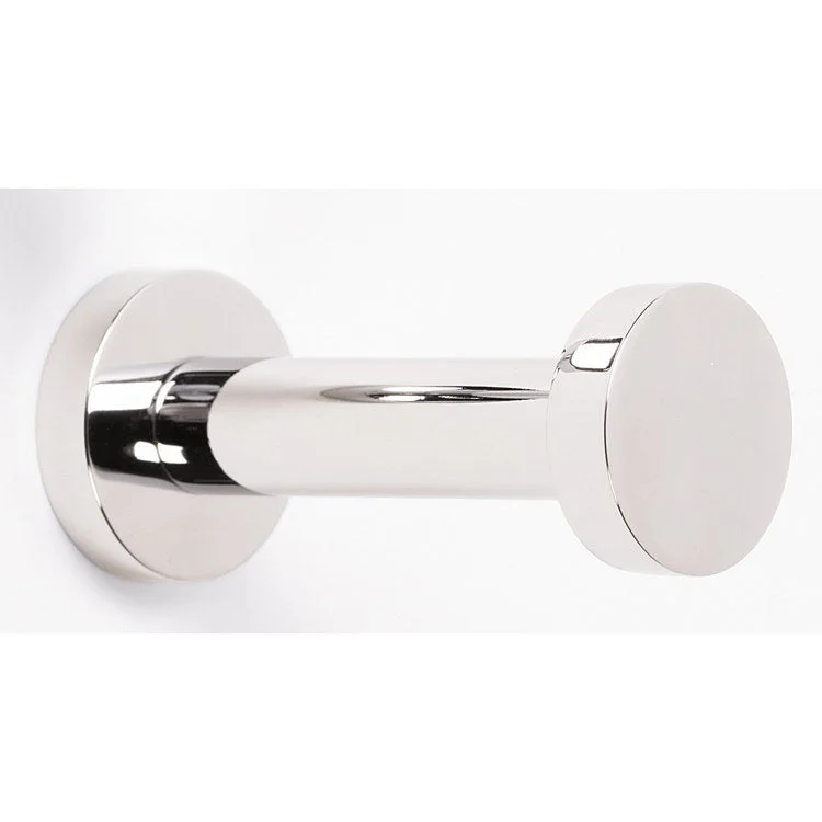 Robe Hook Euro Bath Polished Nickel 1 Inch 2-1/4 Inch Wall Mount Brass