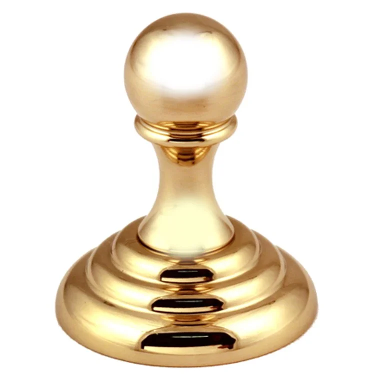 Robe Hook Embassy Bath Polished Brass 1-1/4 Inch 1-1/2 Inch Wall Mount Brass