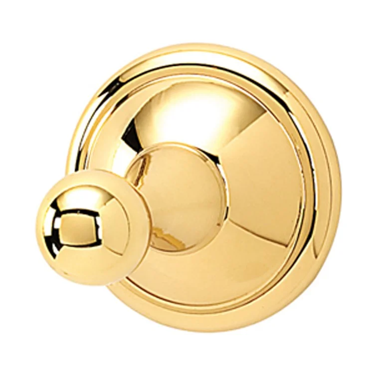 Robe Hook Yale Bath Polished Brass 1-1/2 Inch 1-7/8 Inch Wall Mount Brass