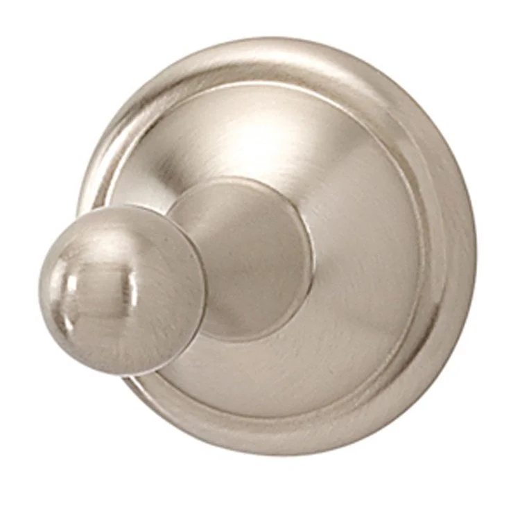 Robe Hook Yale Bath Satin Nickel 1-1/2 Inch 1-7/8 Inch Wall Mount Brass