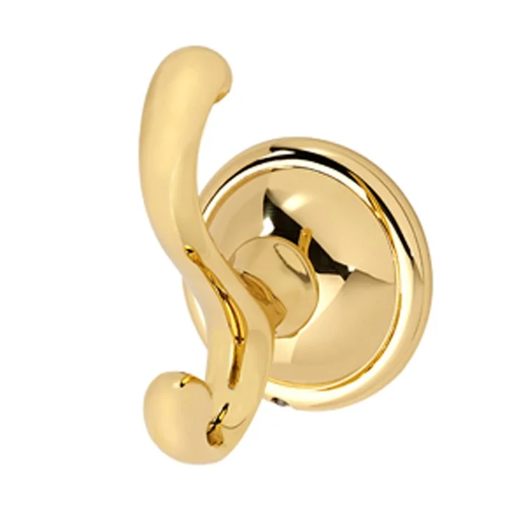 Robe Hook Yale Bath Universal Polished Brass 4 Inch 3-3/4 Inch Wall Mount Brass