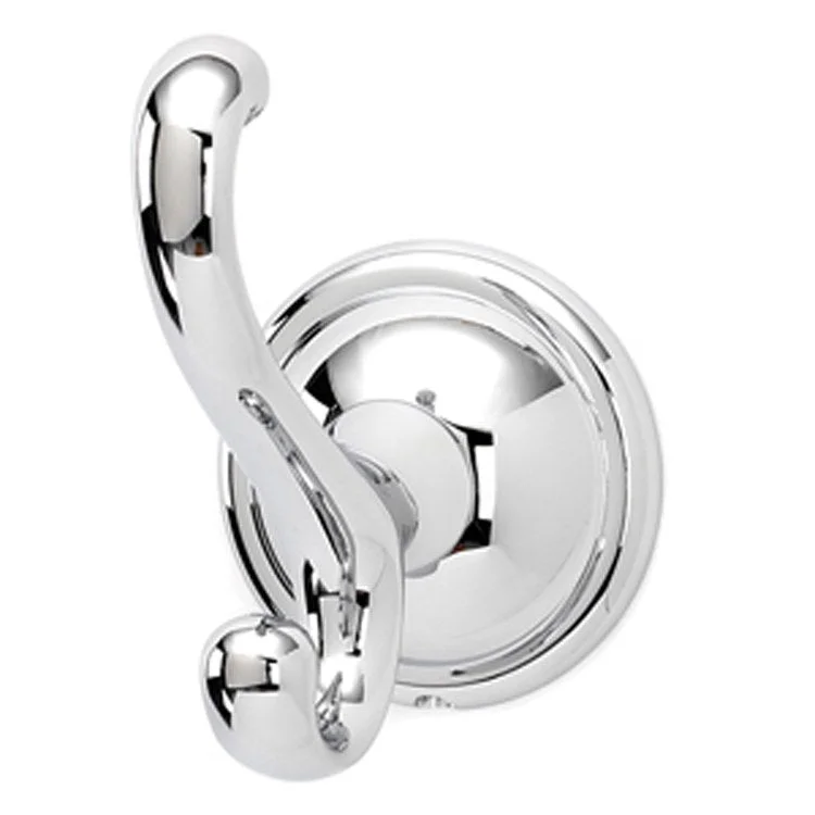 Robe Hook Yale Bath Universal Polished Chrome 4 Inch 3-3/4 Inch Wall Mount Brass