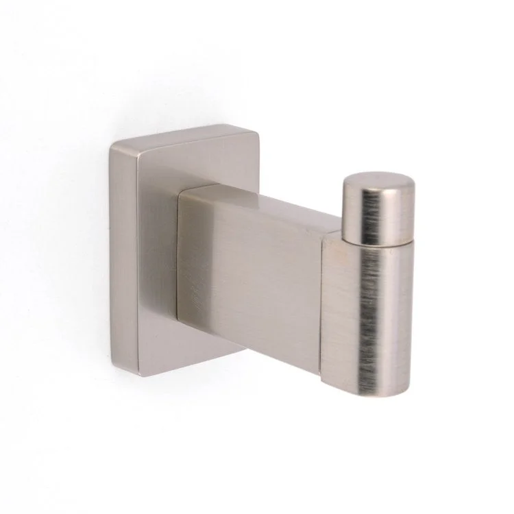 Robe Hook Nayland Brushed Nickel 6 Inch 2-3/4 Inch Wall Mount Brass