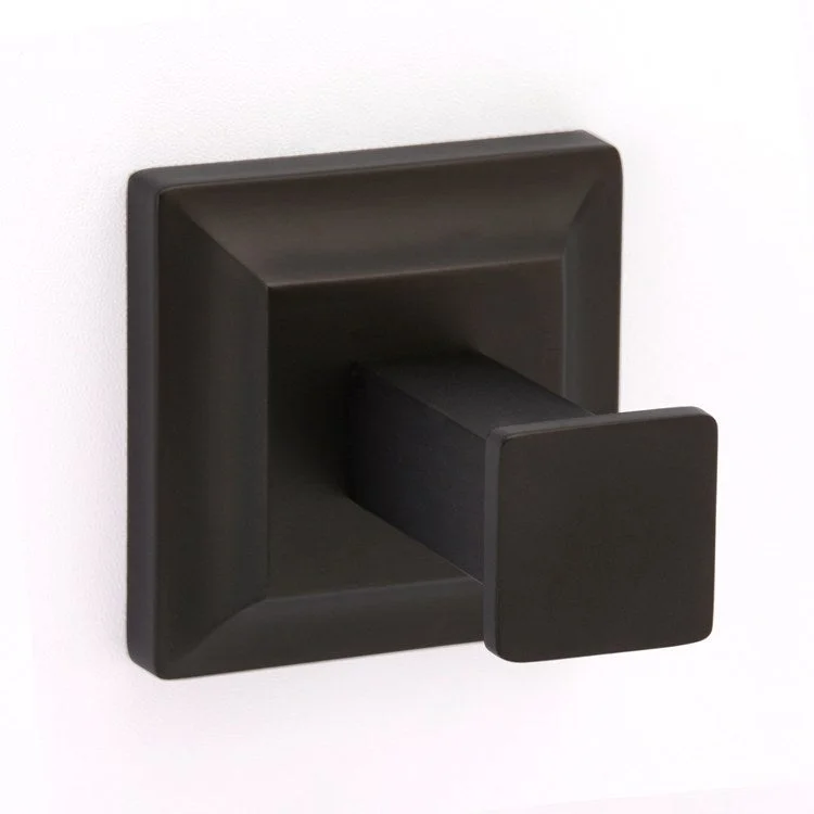 Robe Hook Stanton Matte Black 6 Inch 2-5/8 Inch Wall Mount Brass