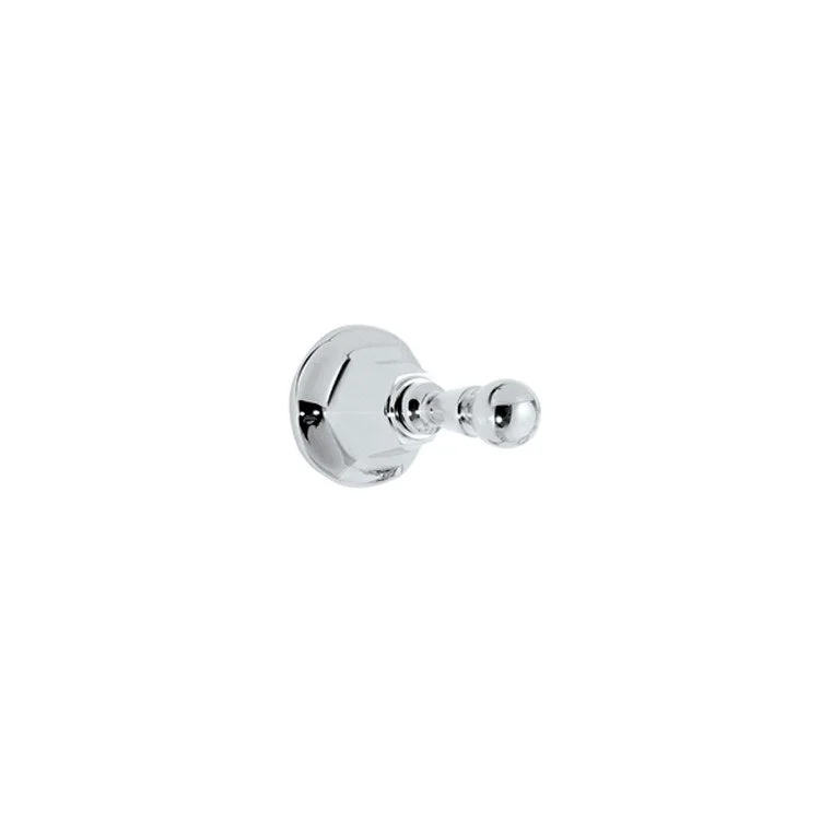 Robe Hook Monterey Single Satin Nickel 2-5/16 Inch Height 3-7/16 Inch Extension from Wall Concealed Brass