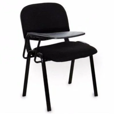 Chair With Writing Pad-Black