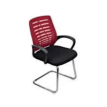 Ergonomic Mesh Visitor Chair - Victory-SK279C-Red