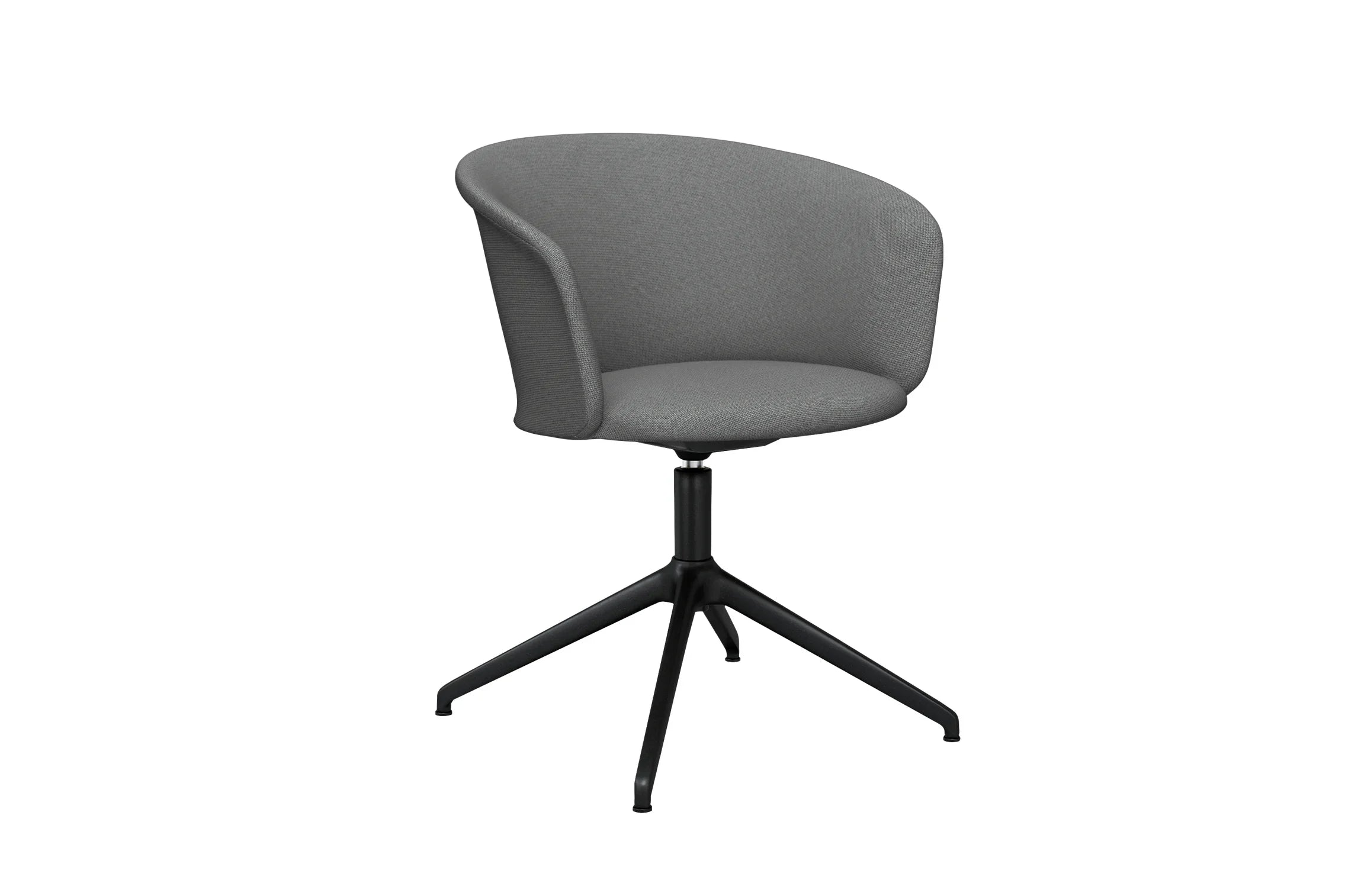 Kendo Grey Swivel Chair 4 Star