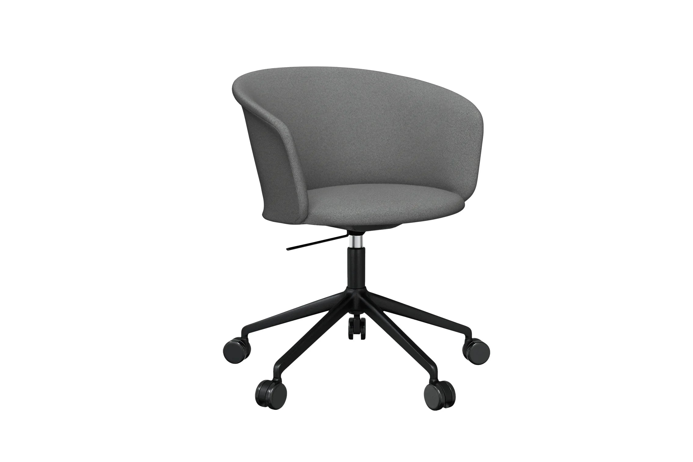 Kendo Grey Swivel Chair 5 Star