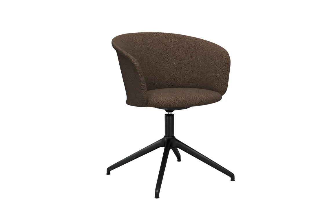 Kendo Rosewood Swivel Chair 4 Star