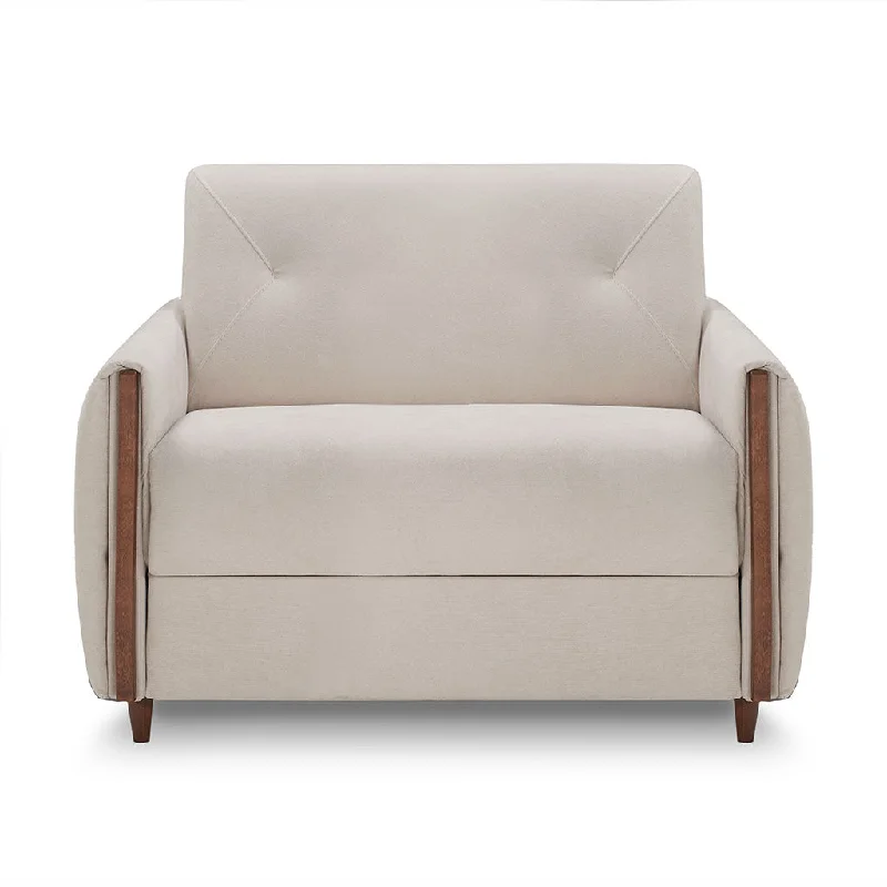 Mattia Sleeper Chair - Light Beige Fabric