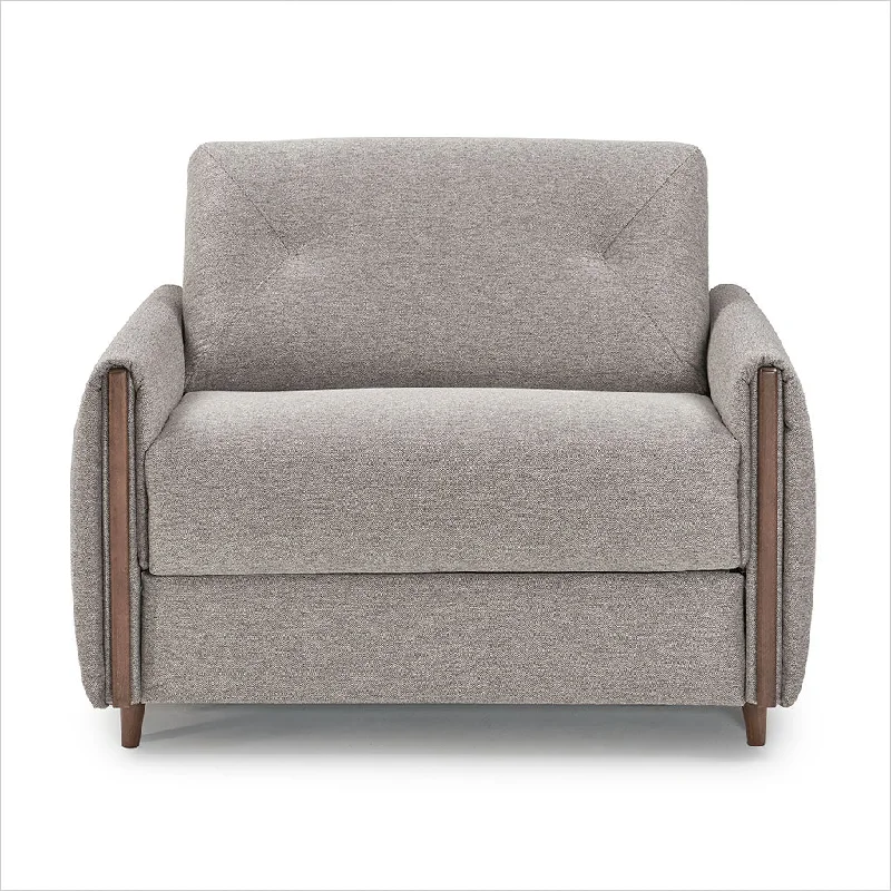 Mattia Sleeper Chair - Light Brown Beige Fabric