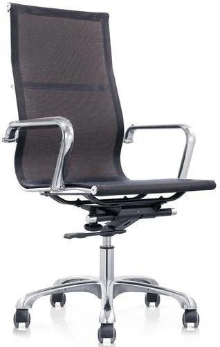 Mesh Swivel Chair-Nat1