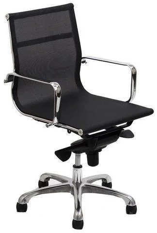 Mesh Low back Swivel Chair-Nat2