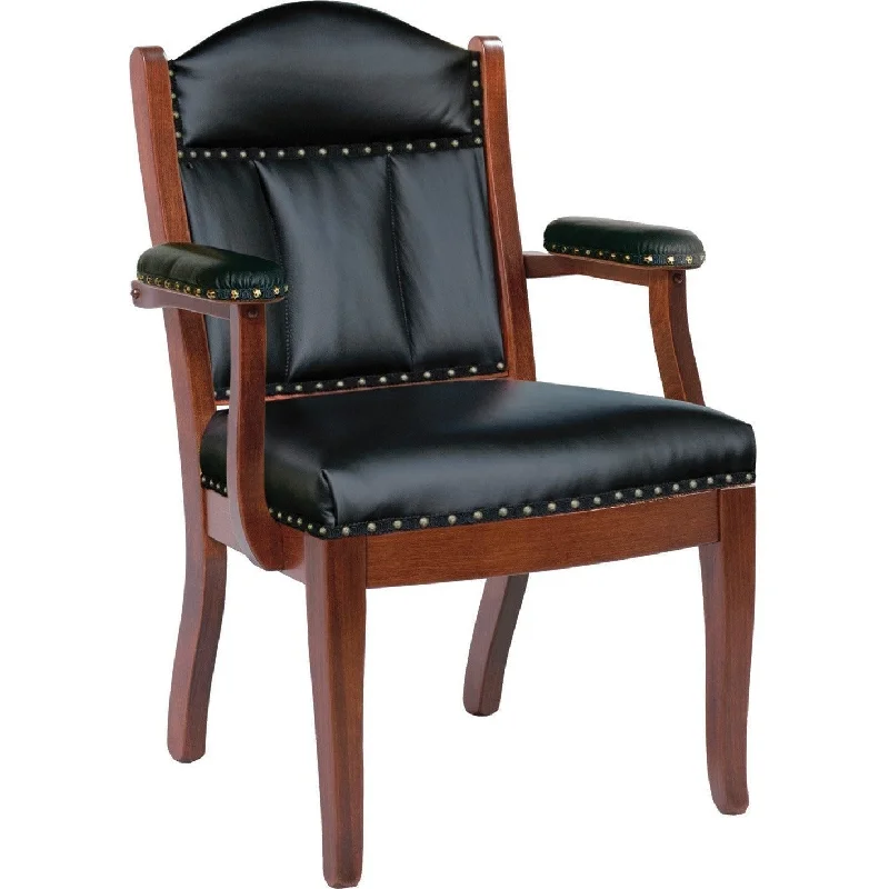 QW Amish Buckeye Low Back Client Arm Chair