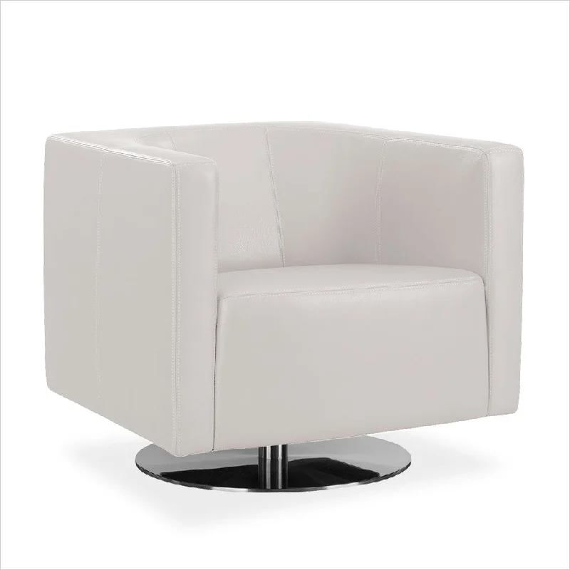 Social Swivel Chair - White