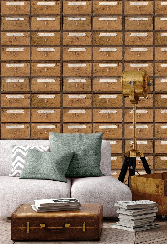 Vintage Pharmacy Wallpaper