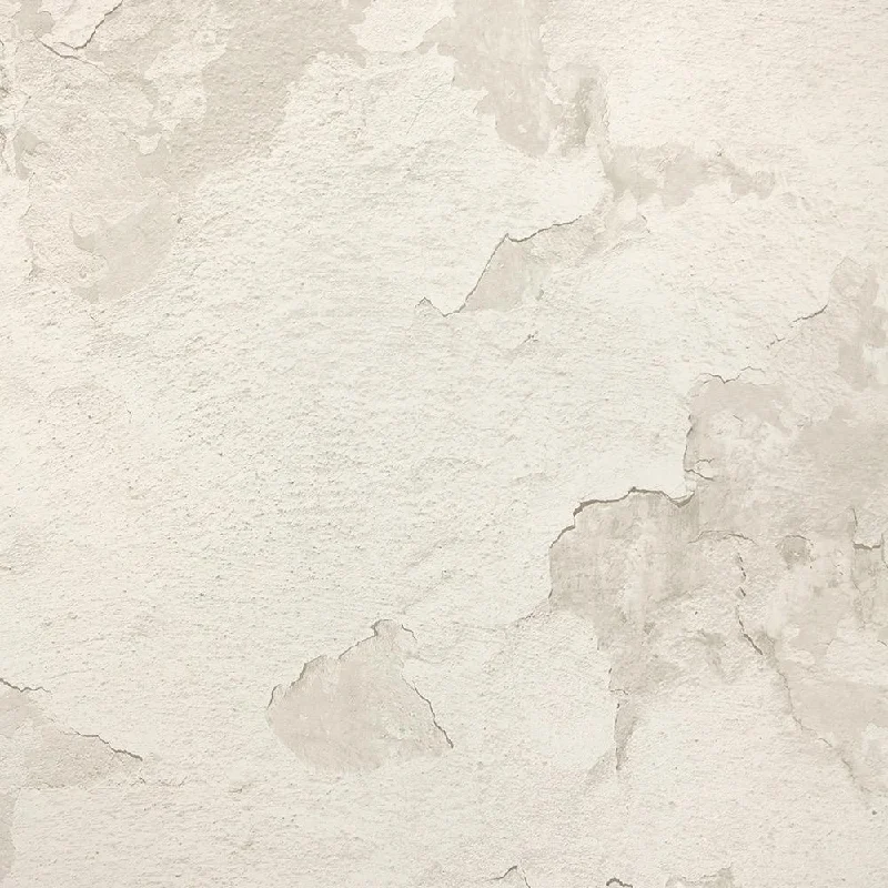 Cracked Plaster Wallpaper in Beige from the Precious Elements Collection by Burke Decor