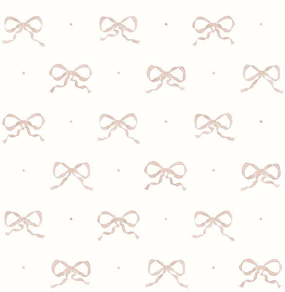 Emma Petal Large Bow Wallpaper