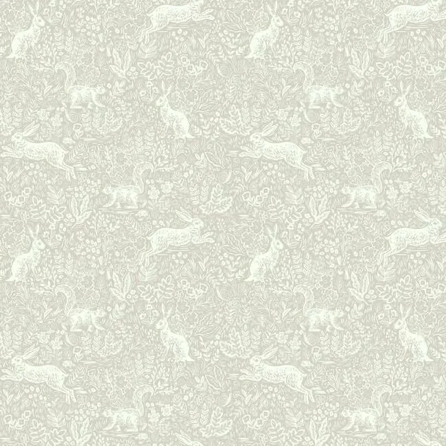 Fable Wallpaper in Linen from the Rifle Paper Co. Collection