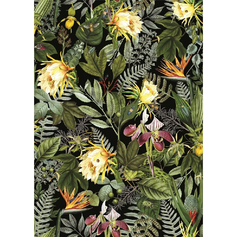 Tropical Flowers Peel & Stick Wallpaper